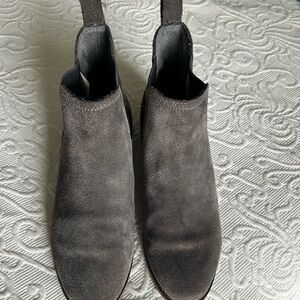 Tom’s Gray suede bootie 8.5